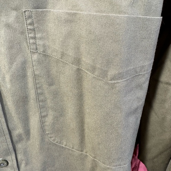 Nordstrom Men’s Olive Green button Down shirt - Picture 5 of 6